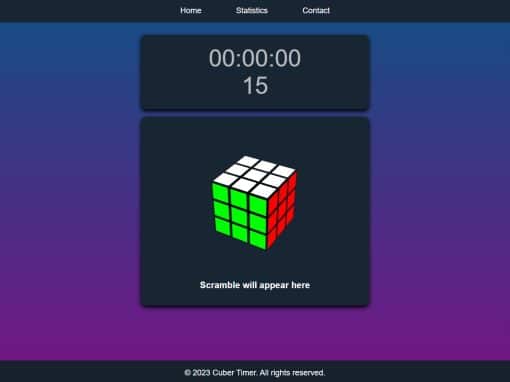 Kewber – Speed-cubing app.